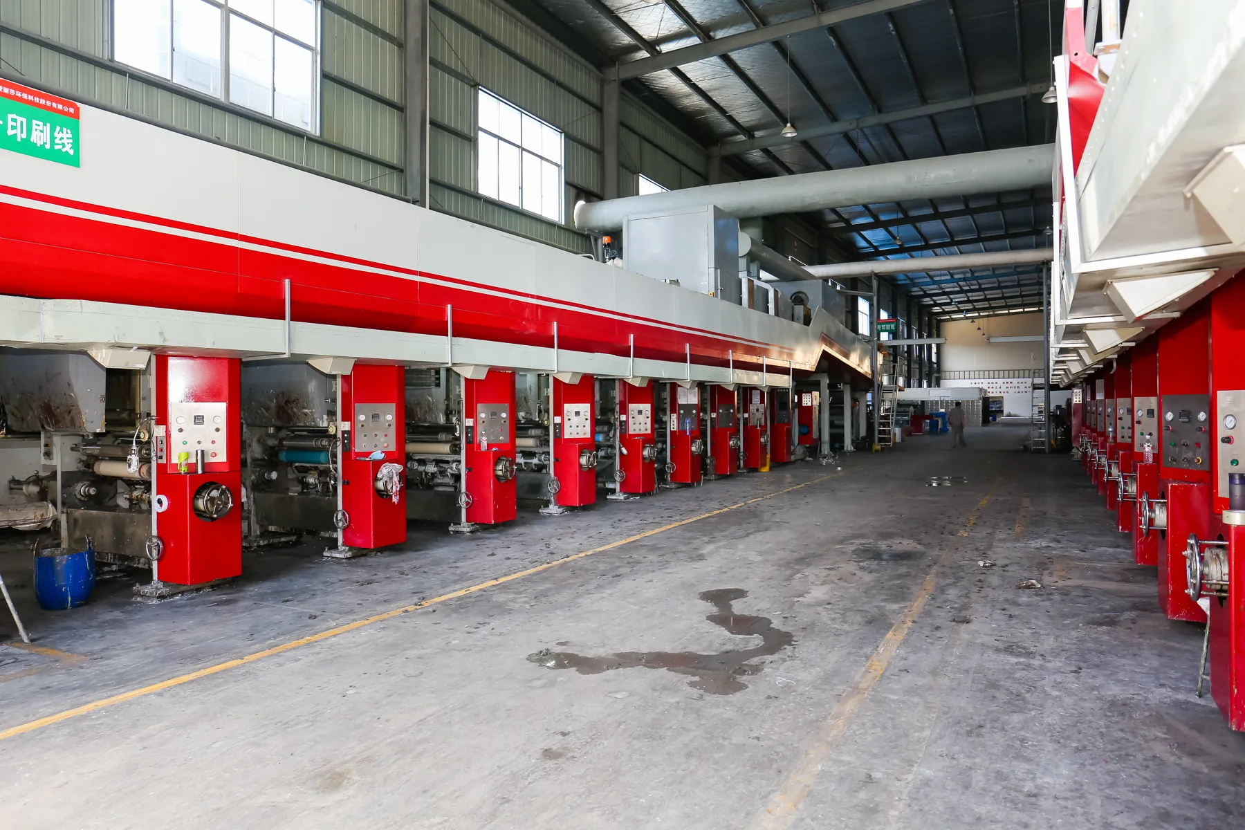 Printing line control stations